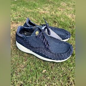 Nike Women’s Air Footscape Woven Raw Denim Sneakers NWT Size 8